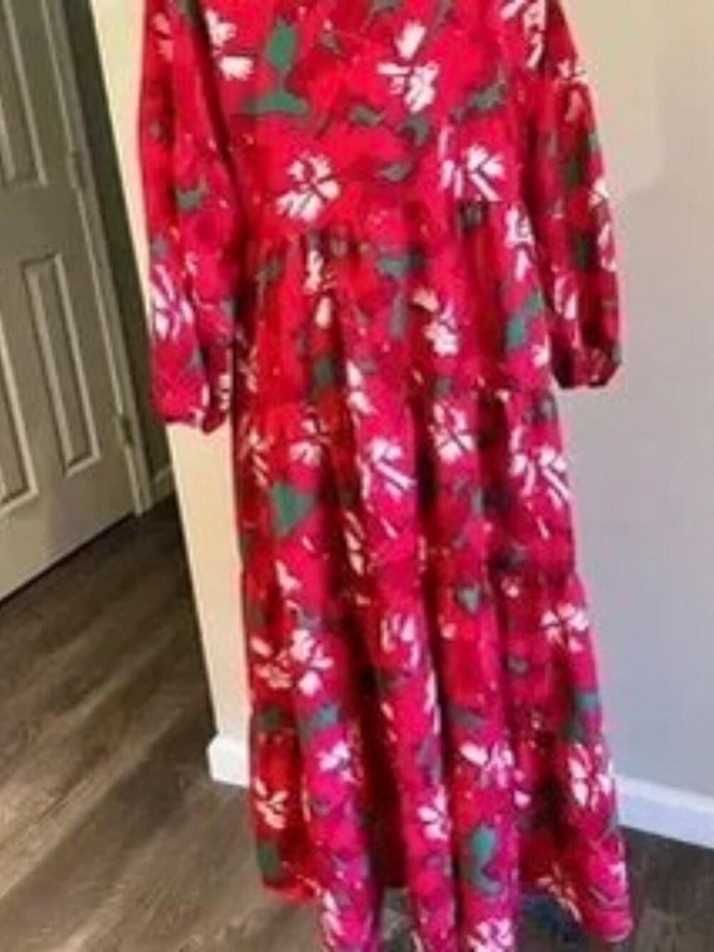 Michelle McDowell Floral Maxi Dress, Size Large NEW - Picture 5 of 7